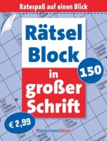 Rätselblock in großer Schrift 150