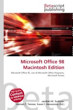 Microsoft Office 98 Macintosh Edition