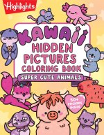Kawaii Hidden Pictures Coloring Book: Super Cute Animals
