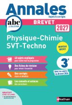 Annales Brevet Physique Chimie - SVT - Techno 2027 - Corrigé
