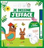 Je dessine j'efface - Les animaux de la ferme