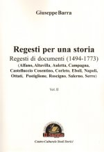 Regesti per una storia