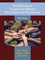 PROCESS OF COMMUNITY HEALTH EDUCATION..