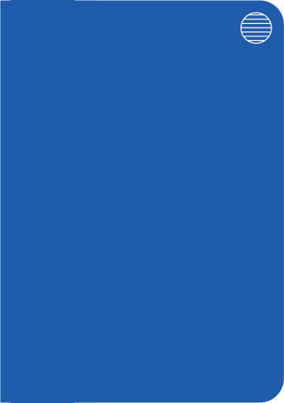 Cornflower Blue B6 Lined Notebook