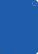 Cornflower Blue Pocket Blank Notebook