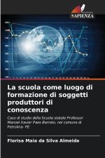 La scuola come luogo di formazione di soggetti produttori di conoscenza
