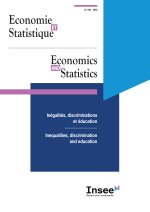 Economie et Statistique / Economics and Statistics Numéro 548 – 2025