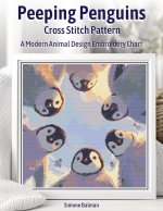 Peeping Penguins Cross Stitch Pattern