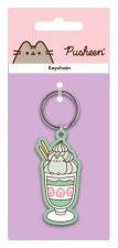 Pusheen PVC Keychain Matcha