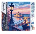 Diamantové malování - Budapešť Za Soumraku 40x50cm bez rámu