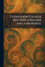 Cuddesdon College 1854-1929