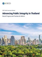Advancing Public Integrity in Thailand
