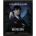 Wednesday Wednesday 3D Lenticular Framed Poster Perfect Day 26 x 20 cm