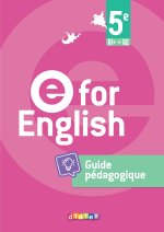 E For English - Anglais 5e - Ed. 2026 - Guide pédagogique POD