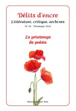 Délits d’encre n°48 – Le printemps de poésie