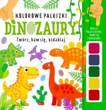 Dinozaury. Kolorowe paluszki