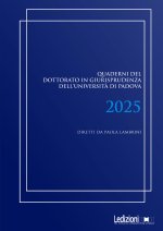 Quaderni del dottorato in giurisprudenza dell'Università di Padova 2025
