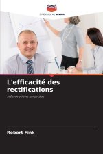 L'efficacité des rectifications