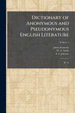 Dictionary of Anonymous and Pseudonymous English Literature