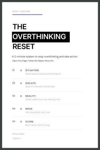 The Overthinking Reset