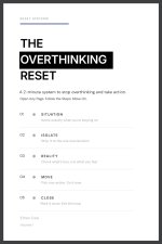 The Overthinking Reset