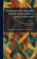 Harvard Studies and Notes in Philology and Literature