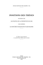 Positions des thèses 2026