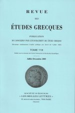 Revue des études grecques juillet-décembre 2005, 118-2 - varia