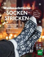 Weihnachtliche Socken stricken