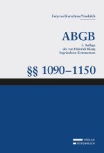 Großkommentar zum ABGB - Klang Kommentar. §§ 1090-1150 ABGB, Bestandsrecht