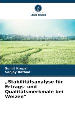 „Stabilitätsanalyse für Ertrags- und Qualitätsmerkmale bei Weizen