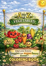 A to Z of Vegetables Coloring Book