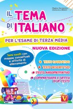 tema di italiano per l'esame di terza media. Temi svolti con mappe concettuali e schede di guida alla scrittura