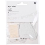 Girlande Happy Birthday, Recyclingpapier, FSC RECYCLED