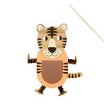 Laternen Bastelset Tiger, FSC MIX