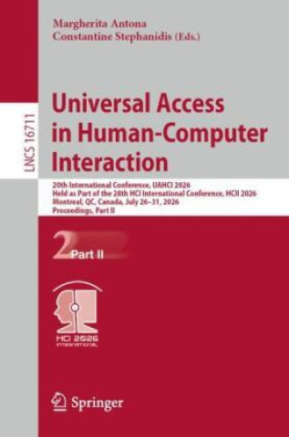 Universal Access in Human-Computer Interaction