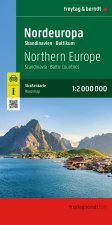 freytag & berndt Straßenkarte Nordeuropa 1:2 Mio.