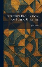 Effective Regulation of Public Utilities