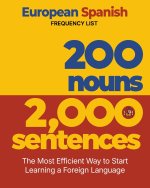 200 Nouns 2,000 Sentences - a European Spanish Frequency List
