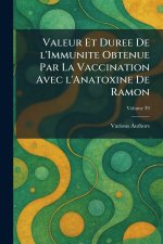 valeur et duree de l'immunite obtenue par la vaccination avec l'anatoxine de ramon