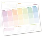 paper&you Tisch-Block Wochenplan A4