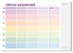 paper&you Tisch-Block Familien-Wochenplaner A4