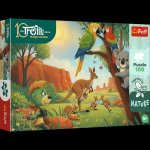 Puzzle 100 Inspired By Nature Koala i kangury Rodzina Treflików 16594