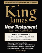 King James New Testament KJV Bible - ACTS thru 2 CORINTHIANS (Vol 3 of 4)
