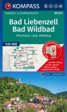 KOMPASS Wanderkarte 873 Bad Liebenzell/Bad Wildbad 1:25.000