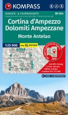 KOMPASS Wanderkarte 654 Cortina d'Ampezzo, Dolomiti Ampezzane, Monte Antelao 1:25.000