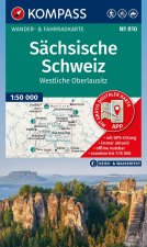 KOMPASS Wanderkarte 810 Sächsische Schweiz, Westliche Oberlausitz 1:50.000