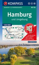KOMPASS Wanderkarten-Set 725 Hamburg und Umgebung (2 Karten) 1:50.000