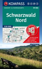 KOMPASS Wanderkarten-Set 886 Schwarzwald Nord (2 Karten) 1:50.000