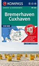 KOMPASS Wanderkarte 400 Bremerhaven-Cuxhaven 1:50.000
